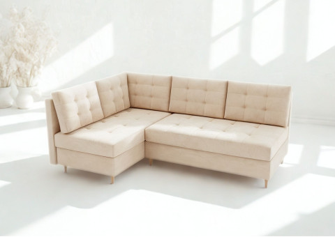 Pikowany narożnik Lewy z funkcją spania PREGO