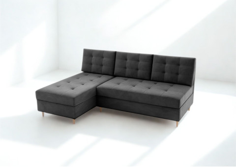 Mały uniwersalny narożnik skandynawski PERO funkcja spania