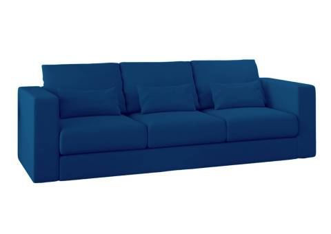 Granatowa nowoczesna sofa
