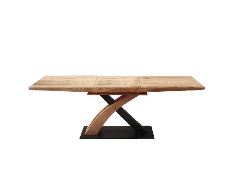 Stół o strukturze drewnianej