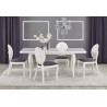 [1272] Biały stół w stylu glamour 160cm240 ARTMOZ Stoły