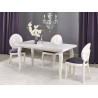 [1280] Biały stół w stylu glamour 160cm240 ARTMOZ Stoły