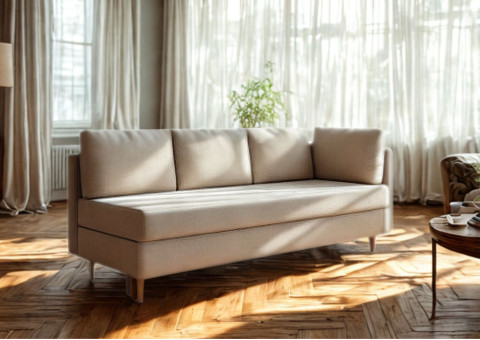 Prawa skandynawska sofa rozkładana PRATO