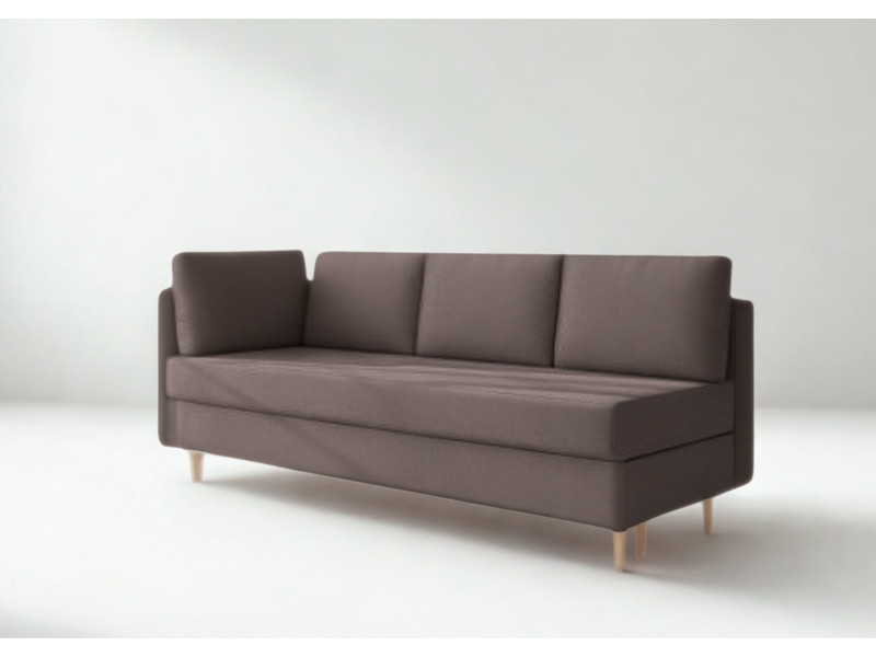 Lewa sofa skandynawska z funkcją spania PRATO