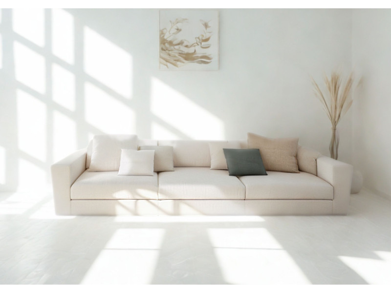 Modułowa sofa Cleo w stylu boho rozkładana do funkcji spania