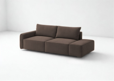 Prawa sofa Vinci 2 z funkcją spania Szew angielski