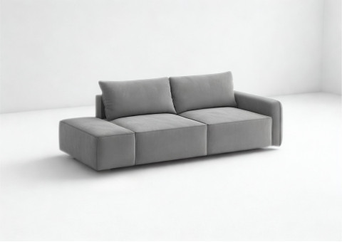 Lewa sofa modułowa z pufą rozkładana Vinci 2