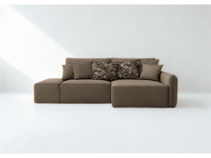 Prawy rozkładany narożnik Vinci BIS w stylu loft