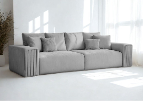 Duża elegancka sofa rozkładana PAS