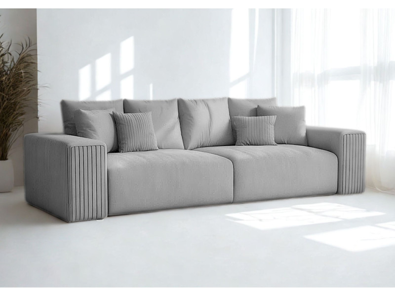 Duża elegancka sofa rozkładana PAS