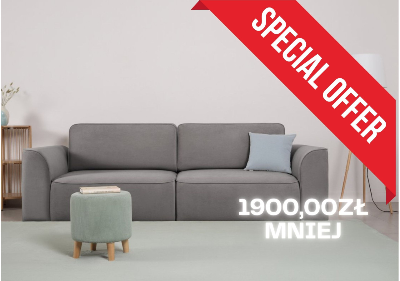 Loftowa mała sofa rozkładana Koma SZYBKA REALIZACJA 48h