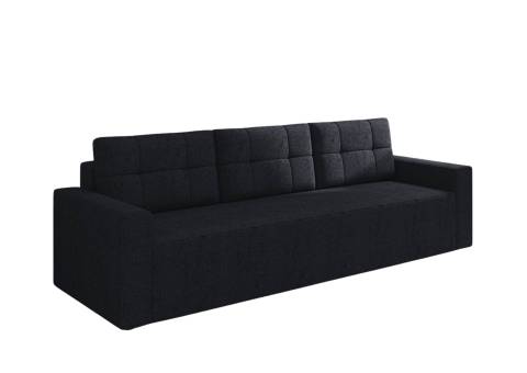 Czarna nowoczesna sofa rozkładana