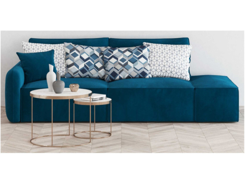 Prawa sofa Vinci 2 z funkcją spania Szew angielski
