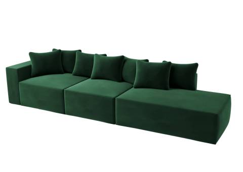 Zielona sofa loftowa