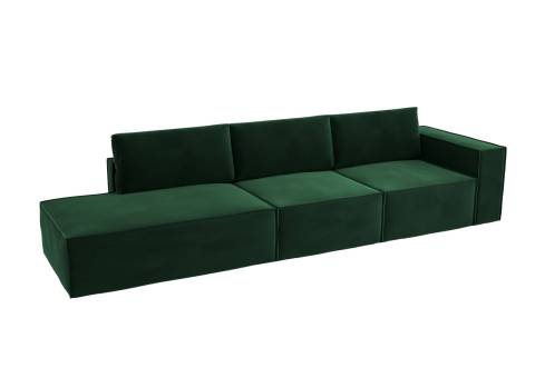 Modułowa sofa zielona