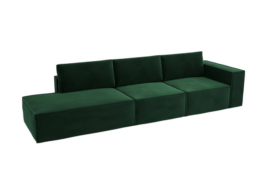 Modułowa sofa zielona