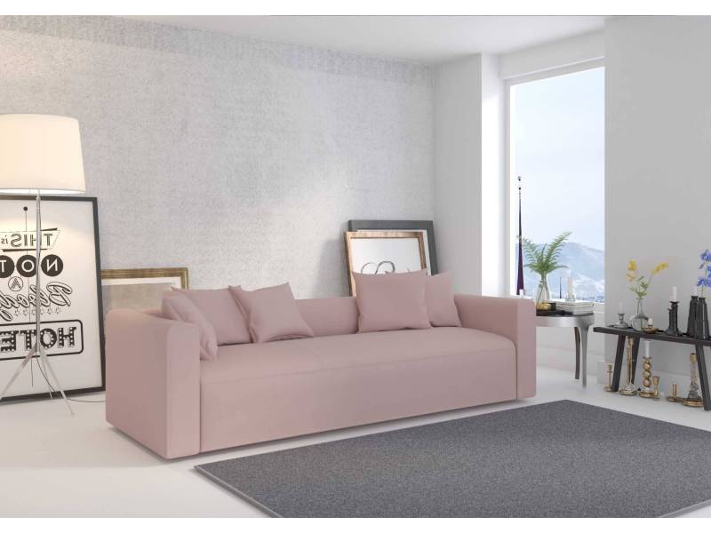 Różowa sofa Fantom