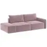Lewa sofa modułowa różowa