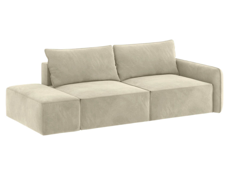 Lewa sofa modułowa śmietankowa