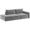 Lewa sofa modułowa jasna szara