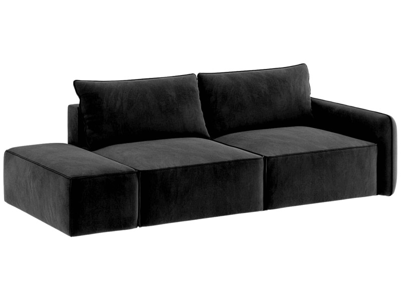 Lewa sofa modułowa czarna