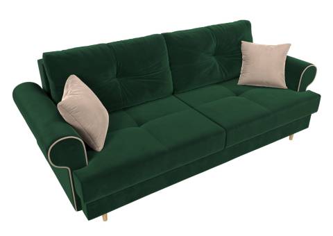 Zielona sofa glamour