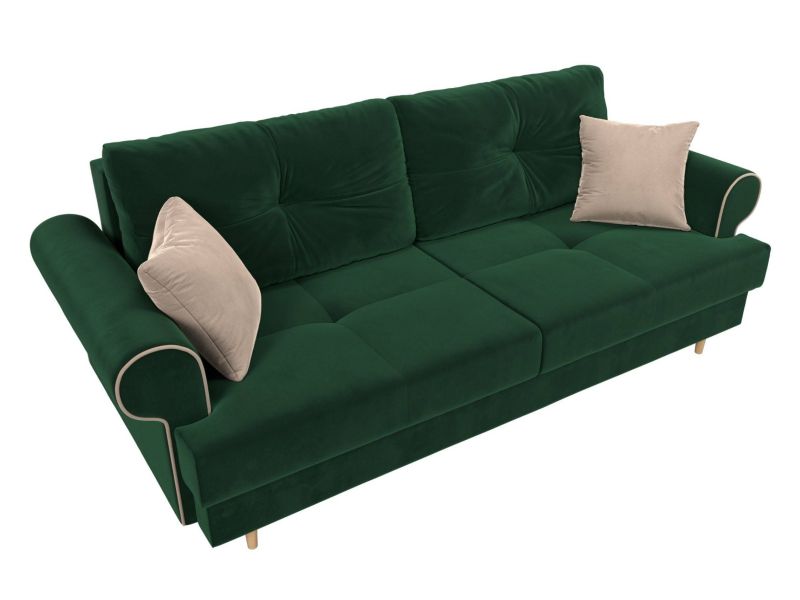 Zielona sofa glamour