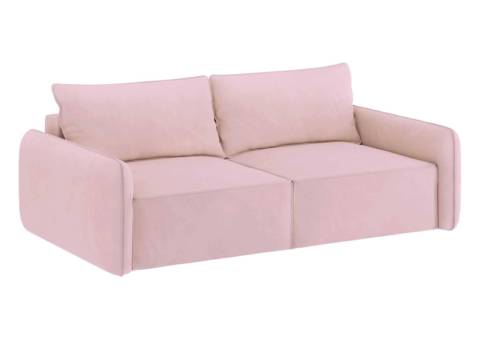 Różowa sofa modułowa 230cm