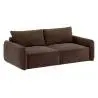 Brązowa sofa modułowa 230cm