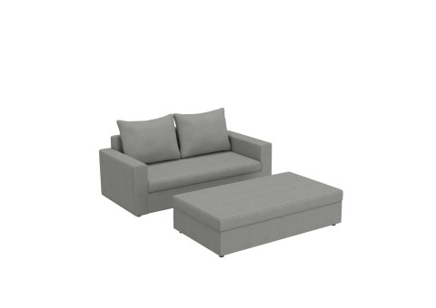 Mała SOFA ARLO 2 ST z Funkcją Spania pufa zestaw