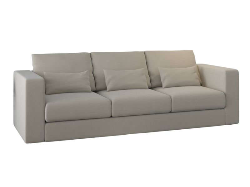 Beżowa nowoczesna sofa