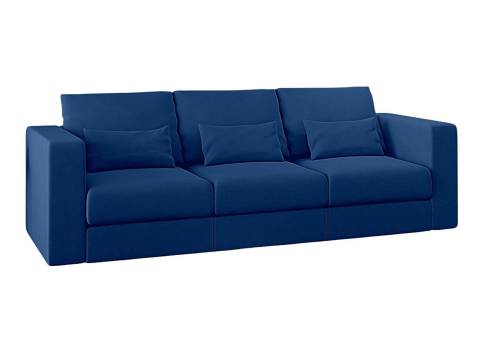 Granatowa klasyczna sofa