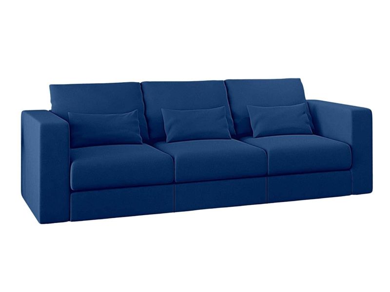 Granatowa klasyczna sofa