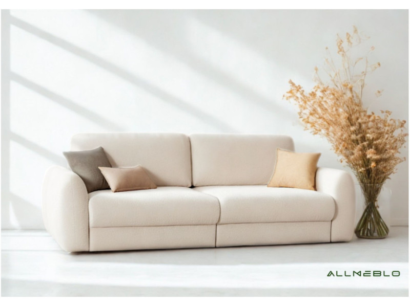 Designerska elegancka mała sofa rozkładana Palla