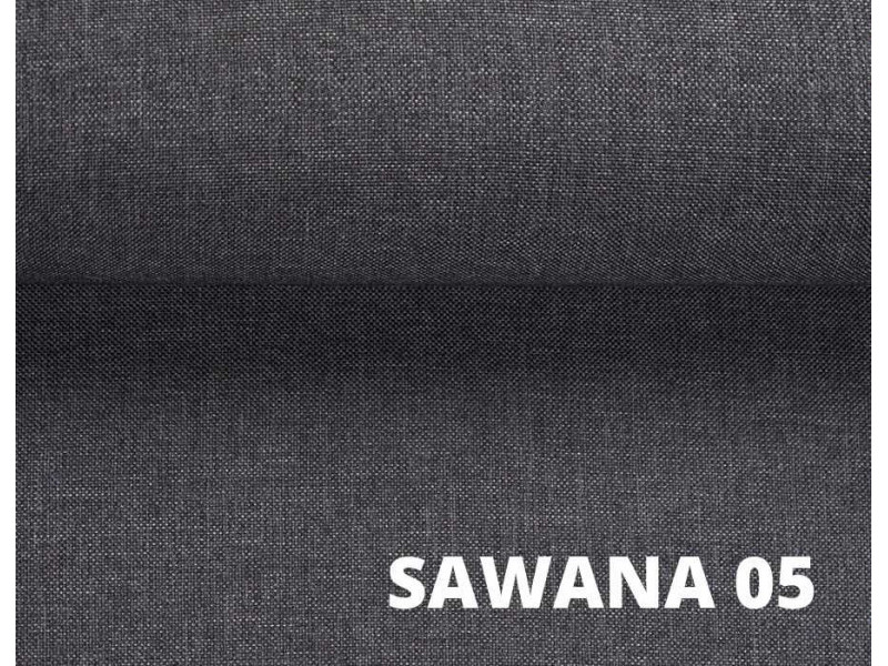 Próbka tkaniny SAWANA 05, kolor: Ciemny szary, grupa Basic