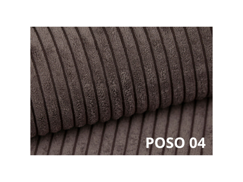 Próbka tkaniny POSO 04, kolor: Szary brąz, grupa Premium