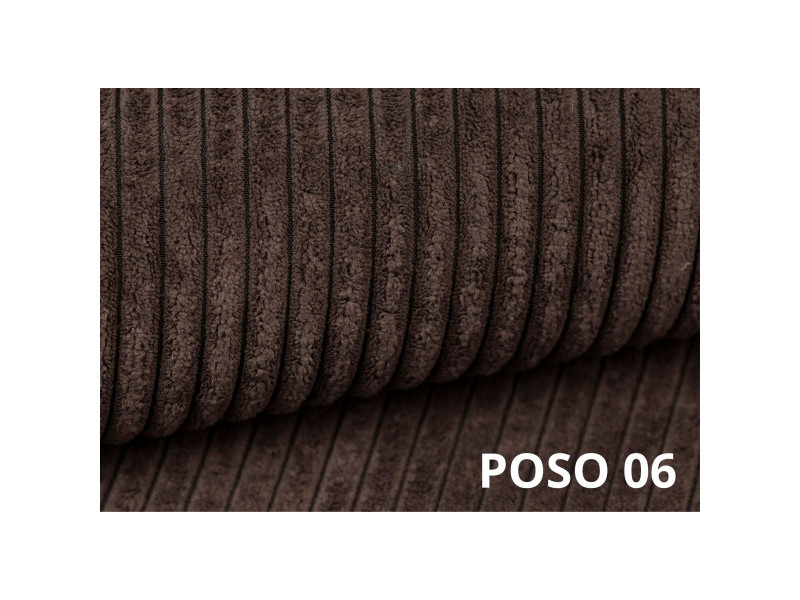 Próbka tkaniny POSO 06, kolor: Ciemna czekolada, grupa Premium