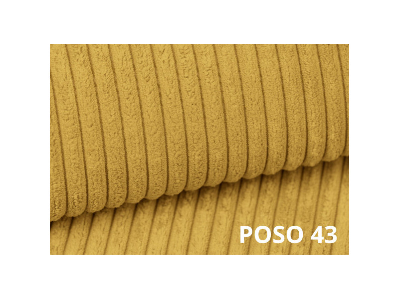 Próbka tkaniny POSO 43, kolor: Słoneczny żółty, grupa Premium