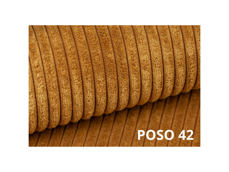 Próbka tkaniny POSO 42, kolor: Zgaszony pomarańcz, grupa Premium