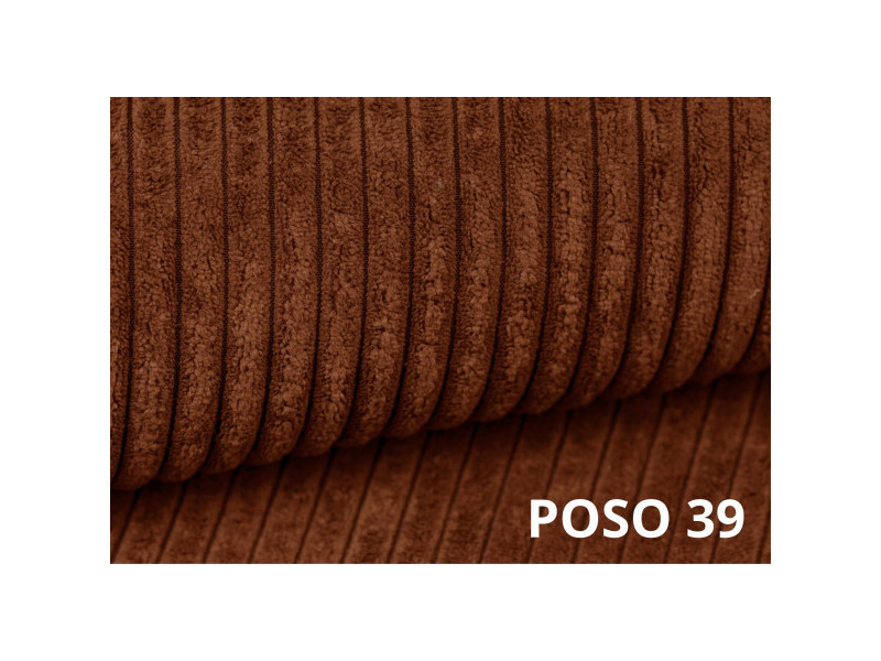 Próbka tkaniny POSO 39, kolor: Ciemny rudy, grupa Premium