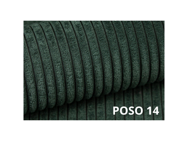 Próbka tkaniny POSO 14, kolor: Butelkowa zieleń, grupa Premium