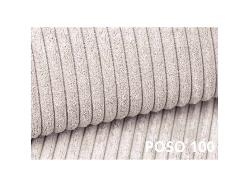 Próbka tkaniny POSO 100, kolor: Bardzo jasny szary, grupa Premium