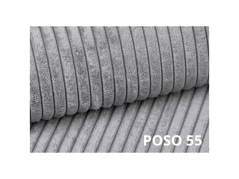 Próbka tkaniny POSO 55, kolor: Jasny szary, grupa Premium