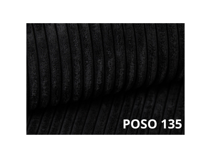 Próbka tkaniny POSO 135, kolor: Czerń, grupa Premium