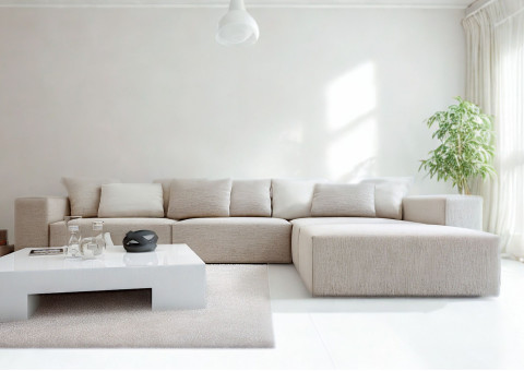 Prawy narożnik modułowy z funkcją spania SENSEI