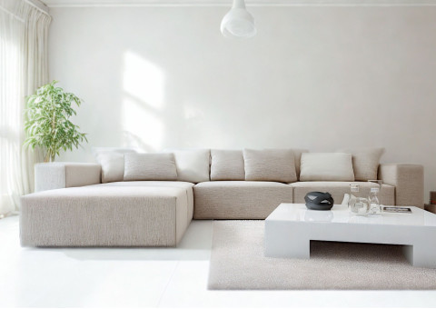 Lewy narożnik modułowy rozkładany do salonu SENSEI