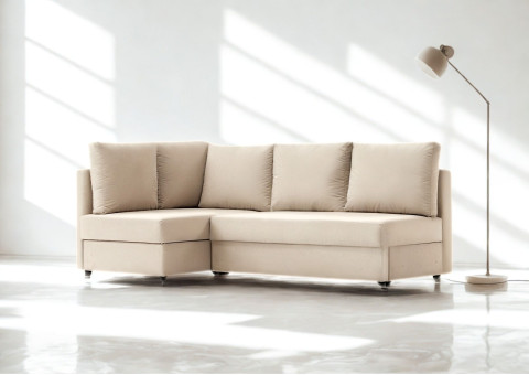 Lewa rogówka rozkładana MOBO narożnik z funkcją spania