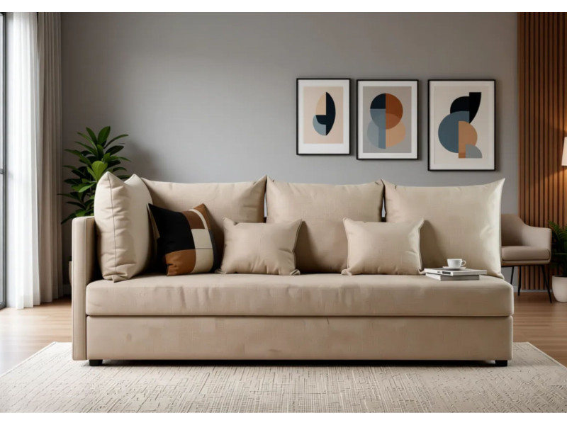 Klasyczna lewa kanapa rozkładana MOBO