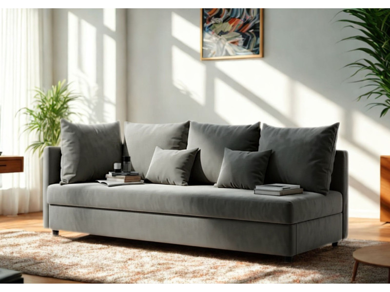 Mała lewa kanapa rozkładana MOBO