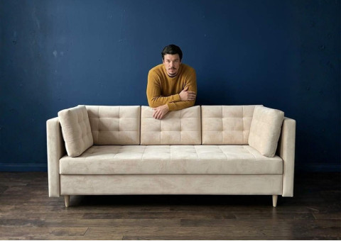 Skandynawska sofa otwierana do spania PREGO